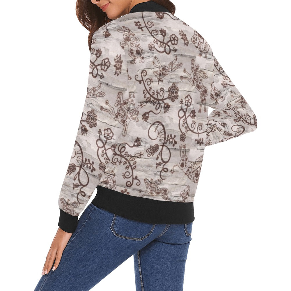 Forest Medley Bomber Jacket for Women