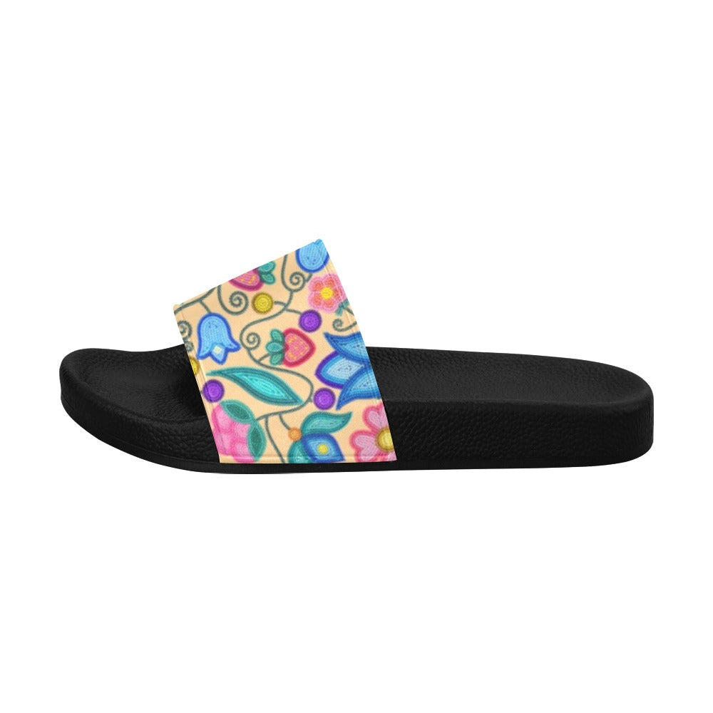 Sweet Offering Cream Slide Sandals