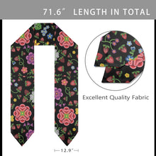 Load image into Gallery viewer, Berry Pop Midnight Graduation Stole
