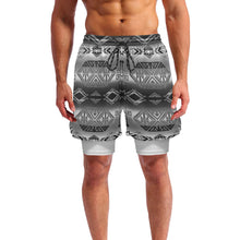 Load image into Gallery viewer, Trade Route Cave Men&#39;s Sports Shorts with Compression Liner
