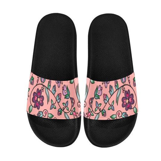 Amber Evening Garland Peach Slide Sandals