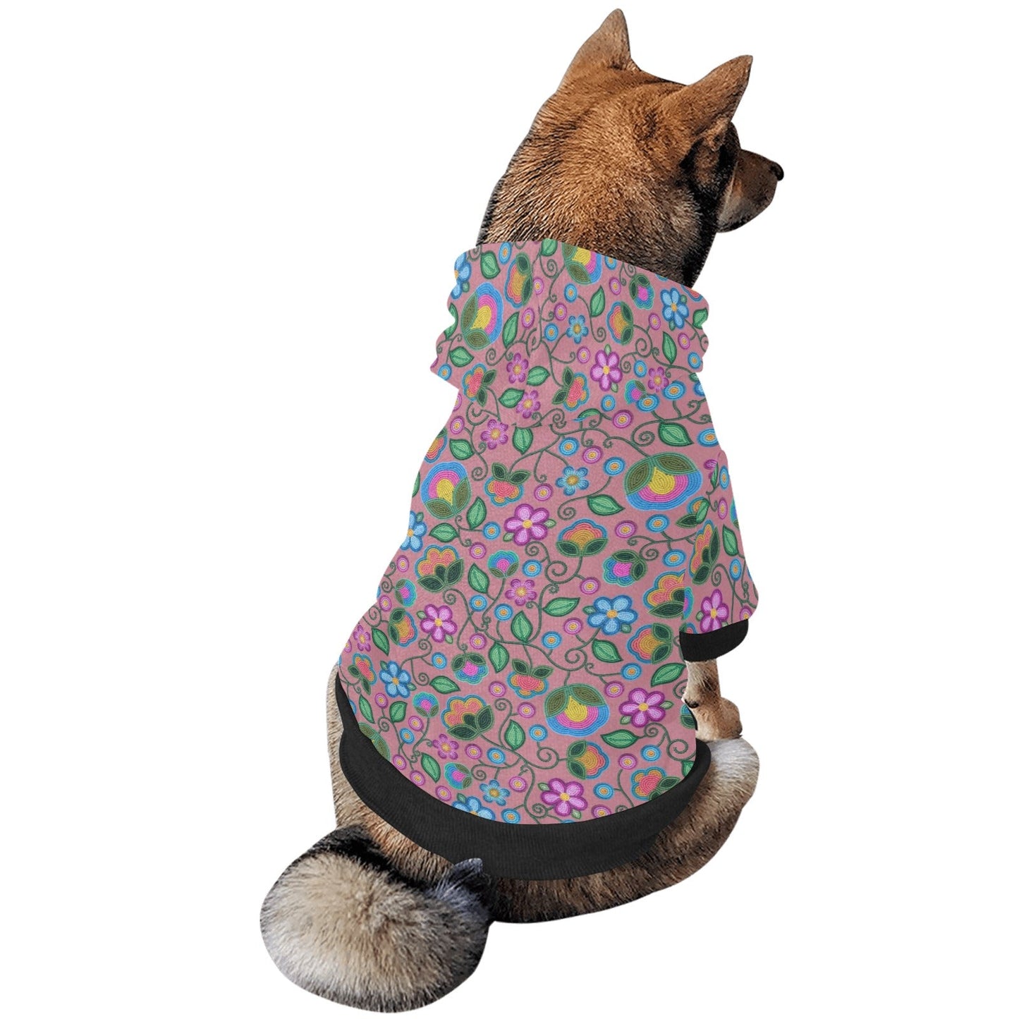 Turquoise Sunbeam Peach Pet Hoodie