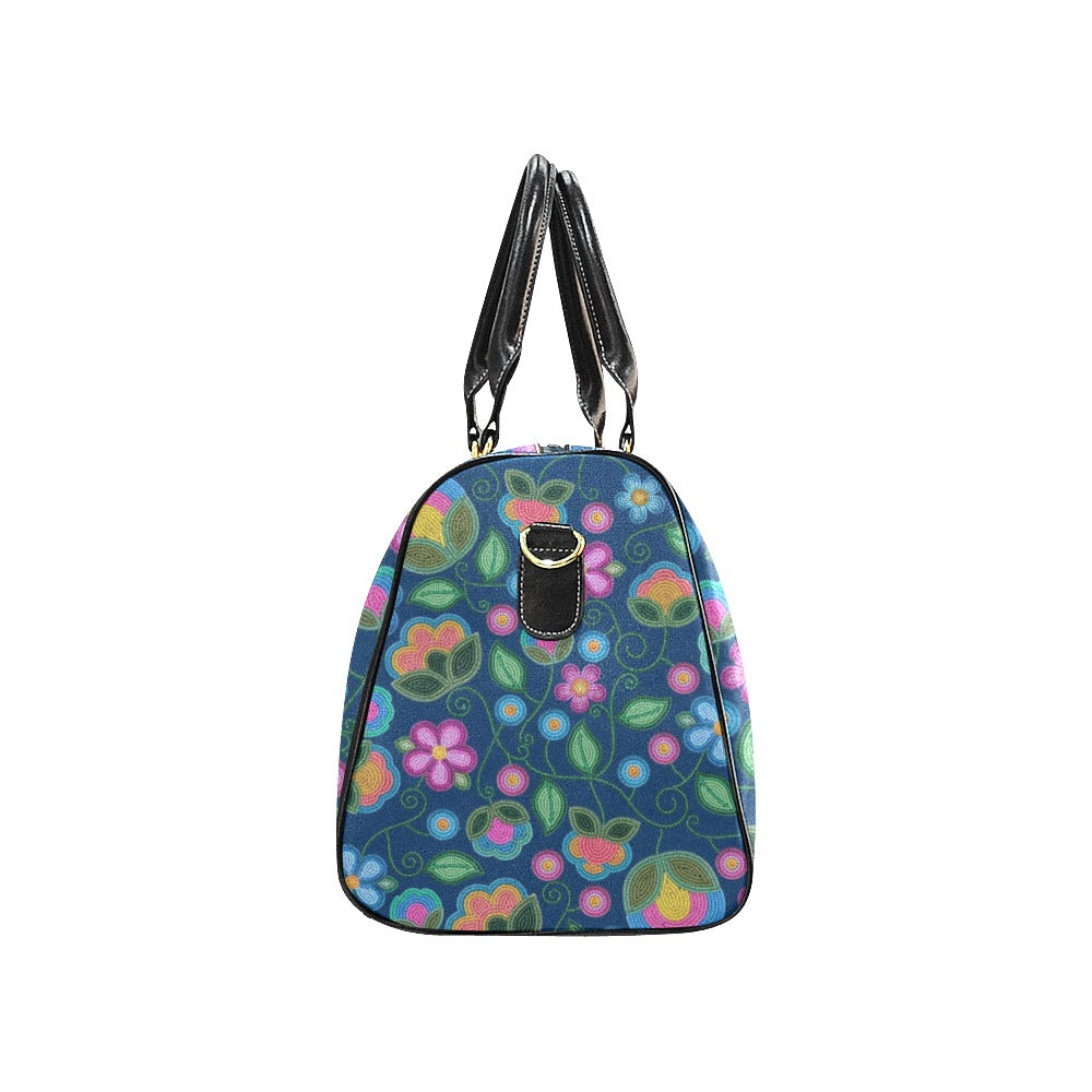 Turquoise Sunbeam Blue Small Travel Bag
