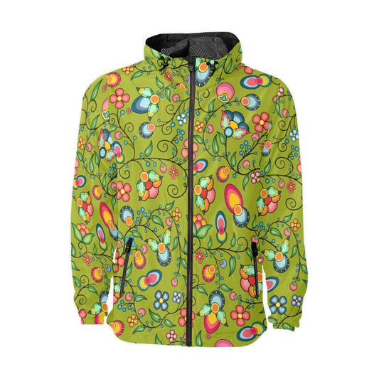 Floral Bounty Sweetgrass Men's Windbreaker