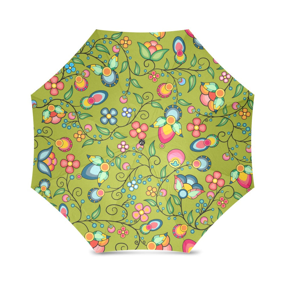 Floral Bounty Sweetgrass Foldable Umbrella