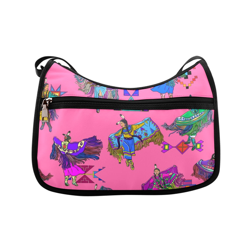 Women's Fancy Dancers Pink Crossbody Bag