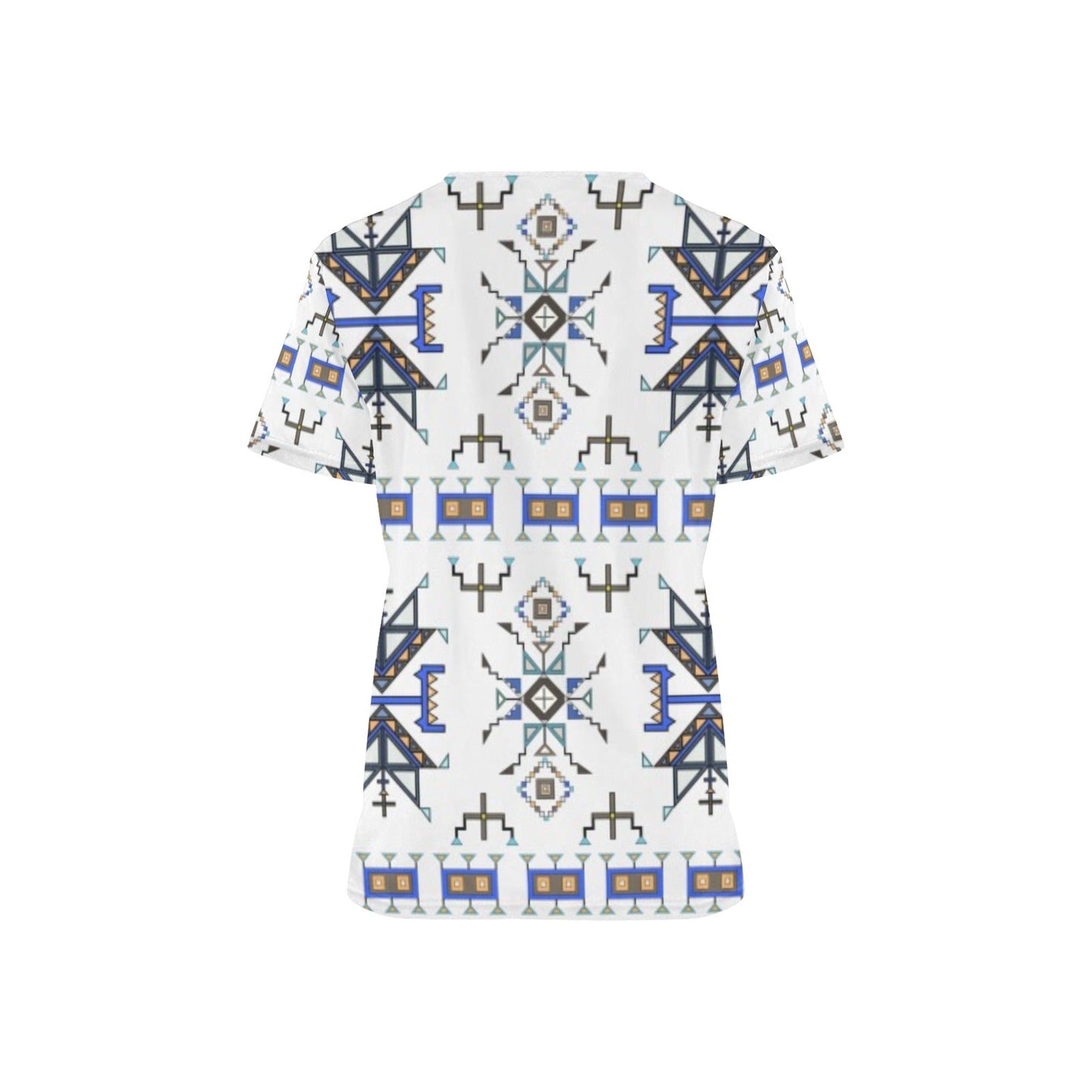 Eagle Strike White Scrub Top