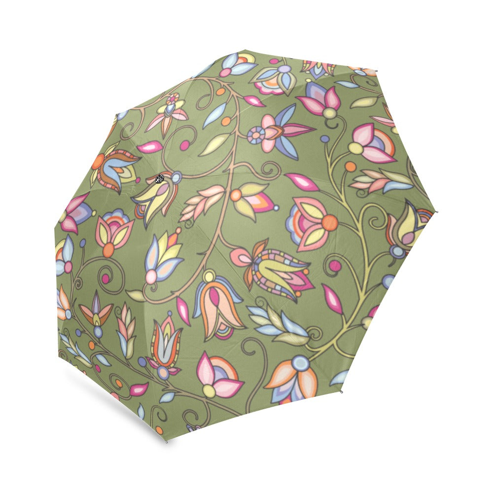Buffalo Bloom Sage Foldable Umbrella