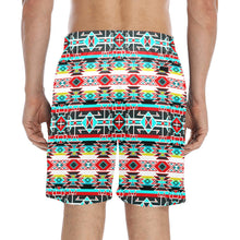 Load image into Gallery viewer, Force of Nature Windstorm Men&#39;s Mid-Length Beach Shorts
