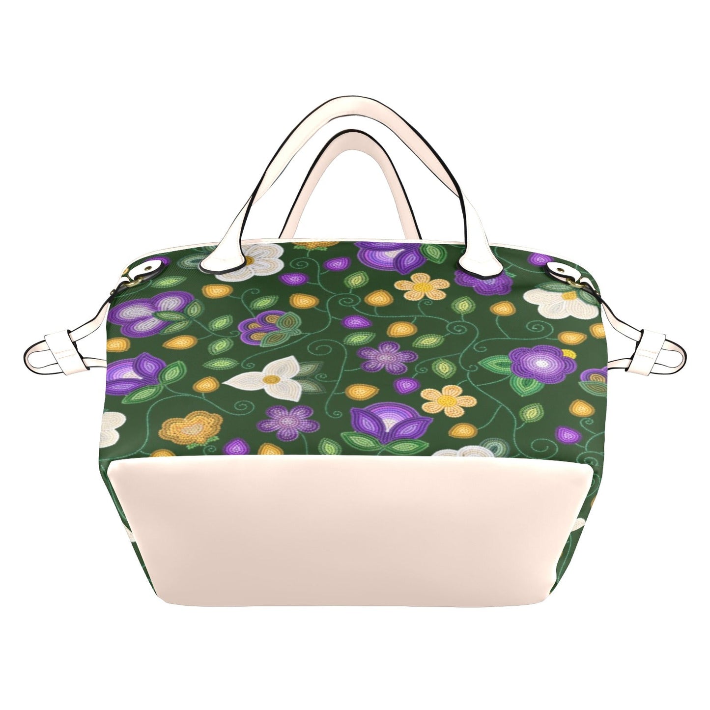 Midnight Moss Bloom Forest Clover Canvas Tote