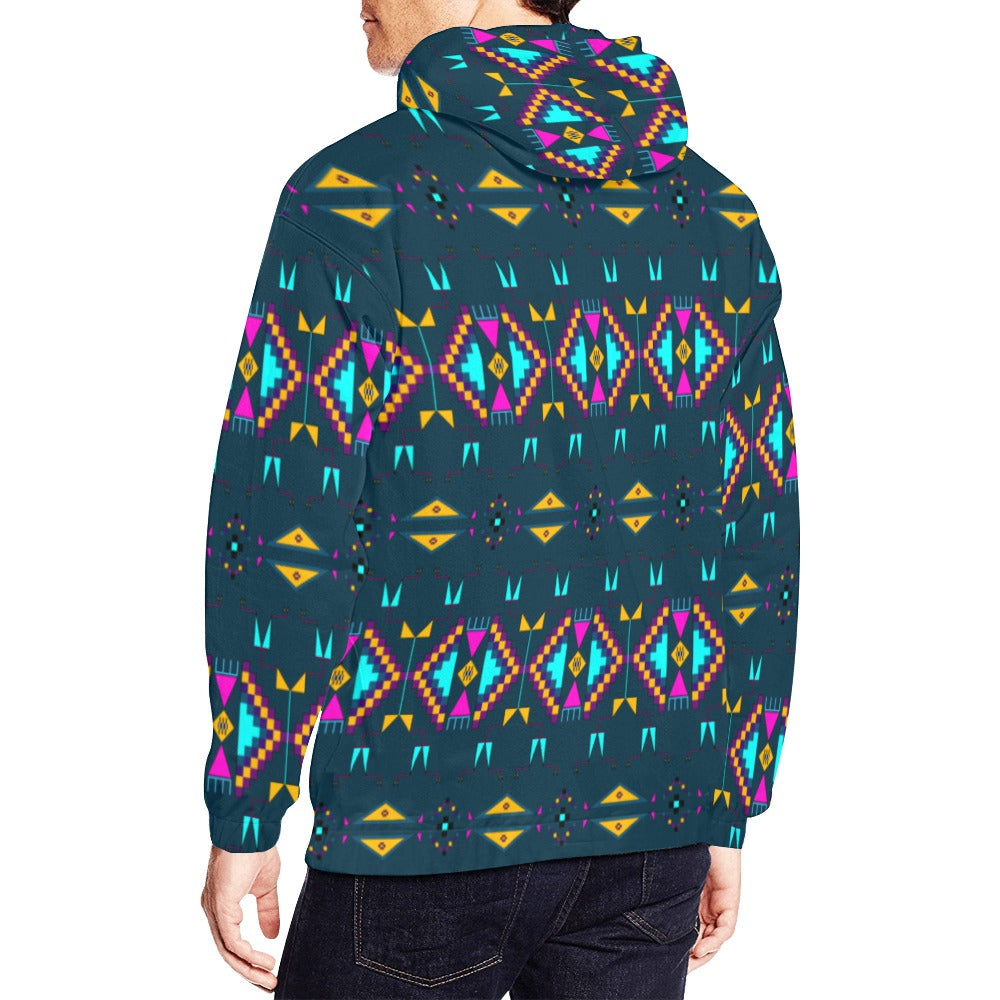 Rite of Passage Dark Teal Hoodie for Men