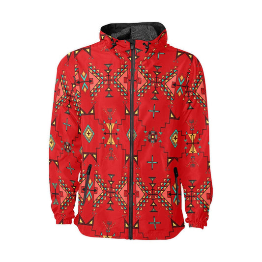 Thunder Flight Red Men's Windbreaker