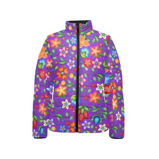Morning Harmony Purple Stand Collar Jacket