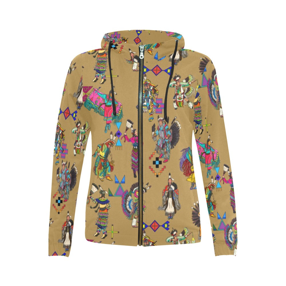 Grand Entry Dancers Full Zip Hoodie for Women