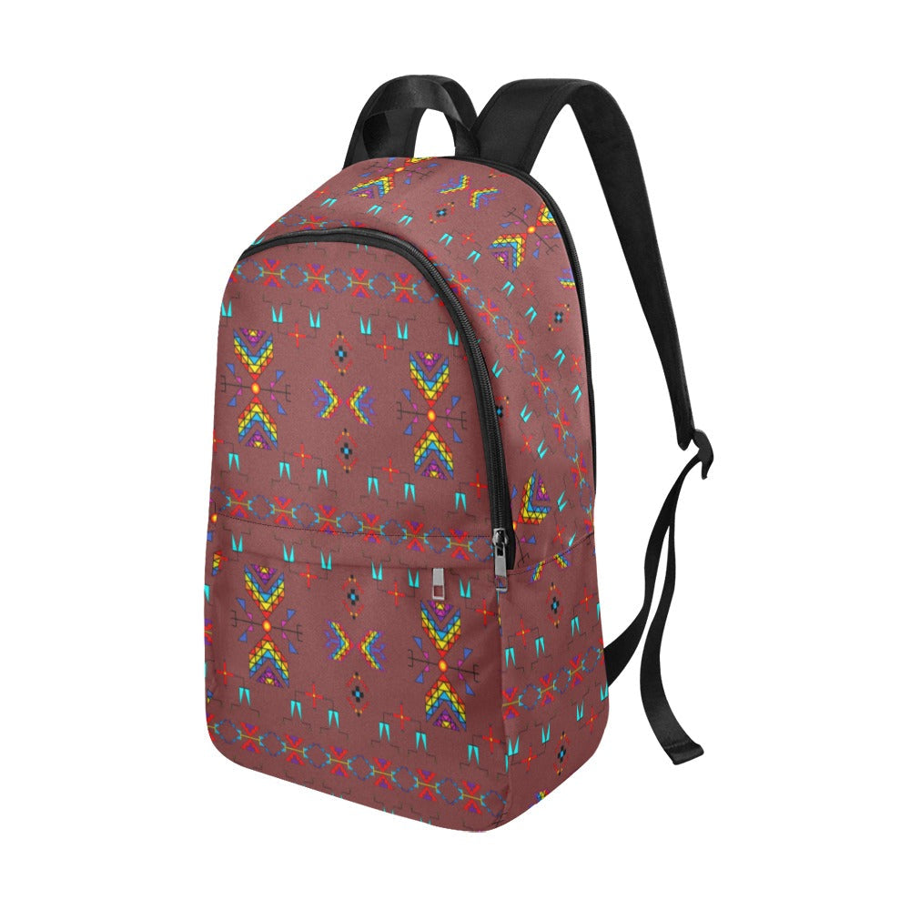 Rainy Chief Rainbow Earth Clay Fabric Backpack for Adult