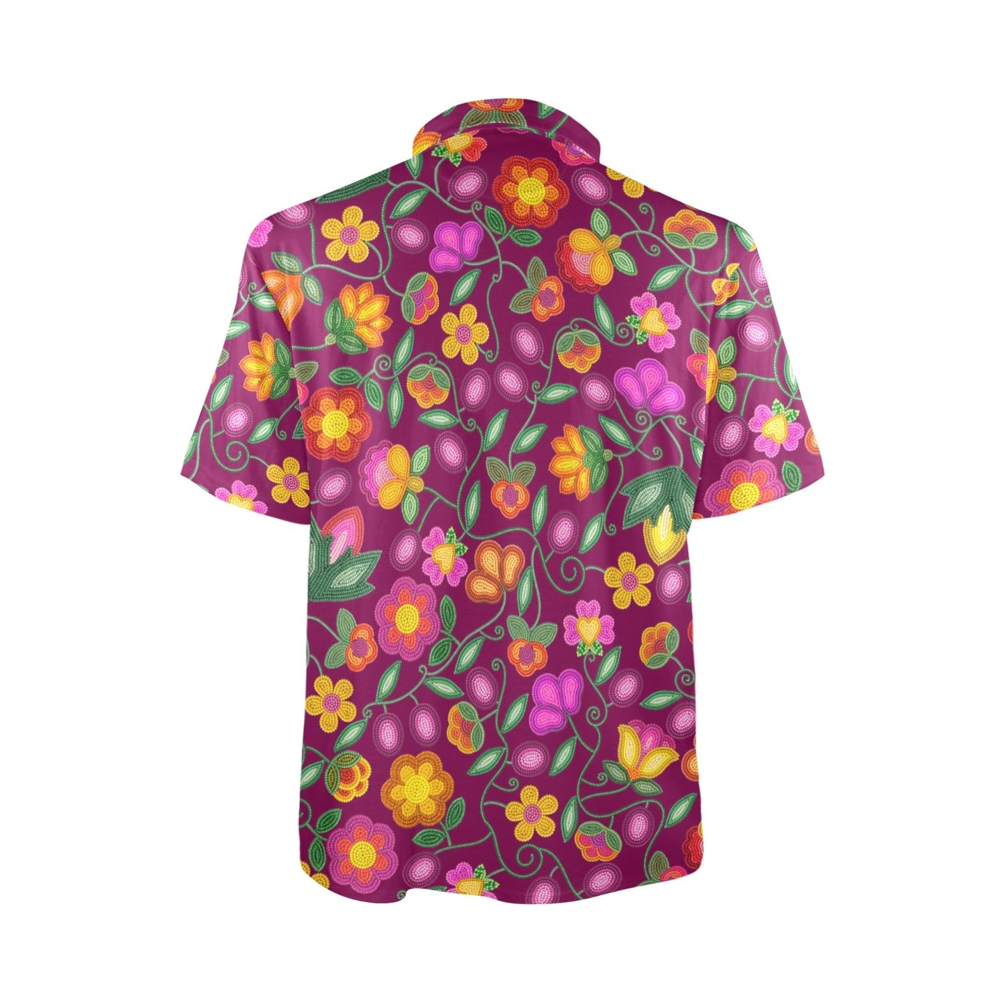 Boreal Bounty Dark Magenta Polo Shirt