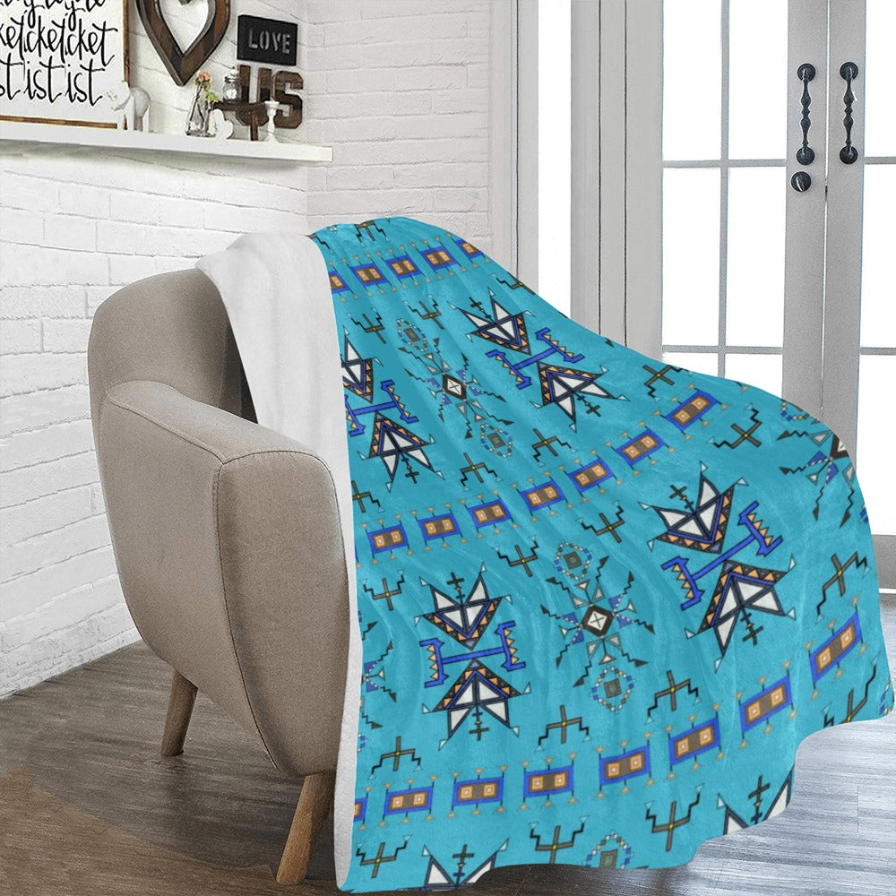 Eagle Strike Blue X-Large Micro Fleece Blanket