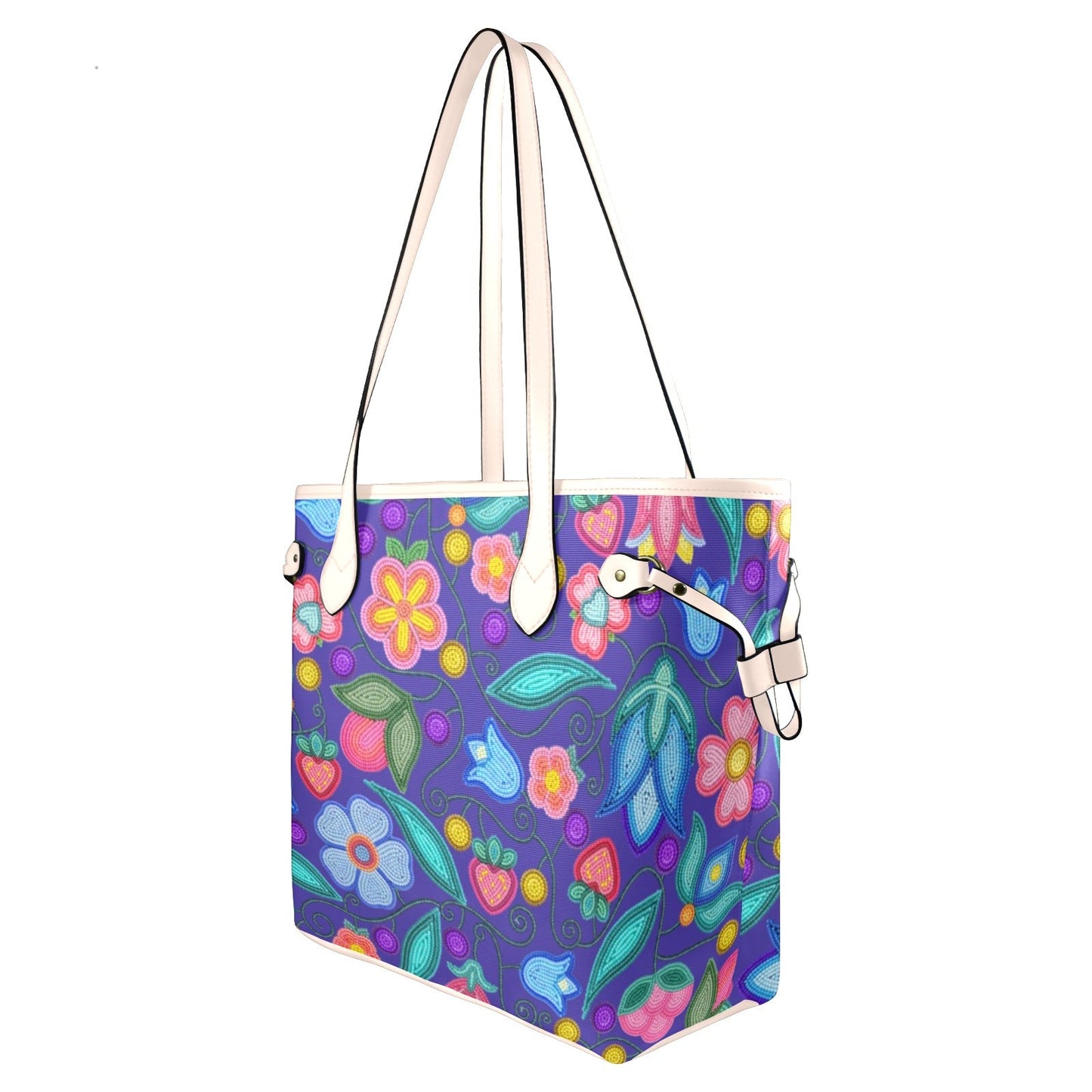 Sweet Offering Indigo Clover Canvas Tote