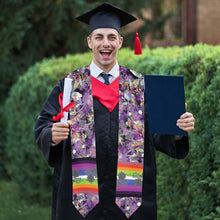 Load image into Gallery viewer, Culture in Nature Purple Graduation Stole
