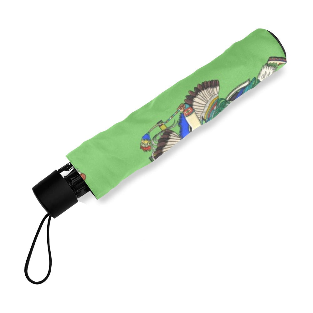 Men's Fancy Dancers Grass Foldable Umbrella