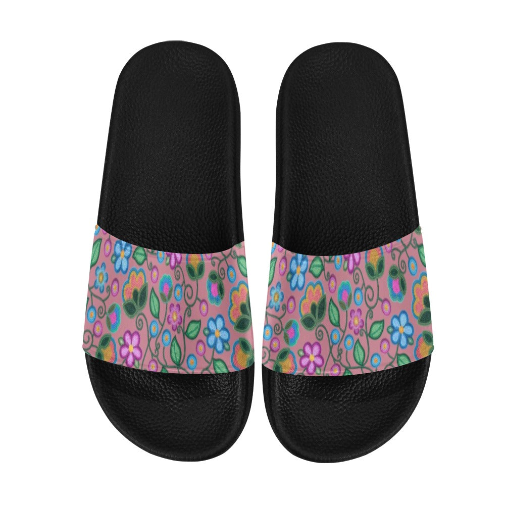 Turquoise Sunbeam Peach Slide Sandals