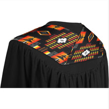 Load image into Gallery viewer, Seven Tribes Black Graduation Stole
