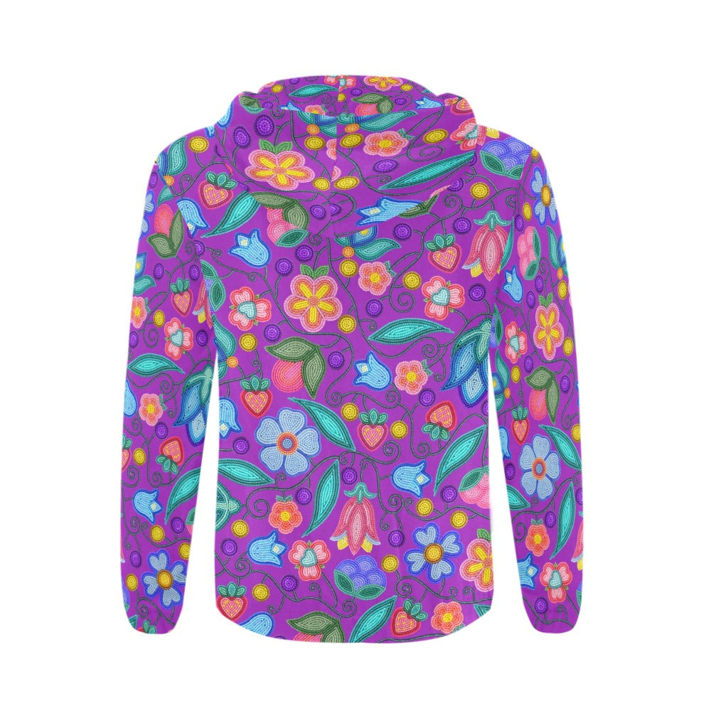 Sweet Offering Purple Zip Hoodie