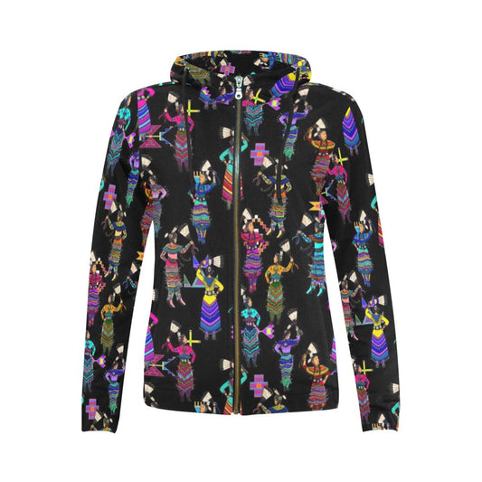 Women's Jingle Dancers Full Zip Hoodie for Women