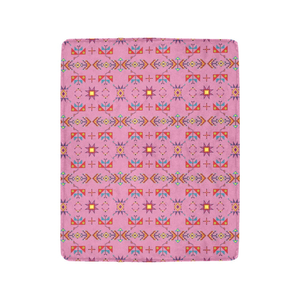 Scattered Generations Pink Ultra-Soft Micro Fleece Blanket 40"x50"