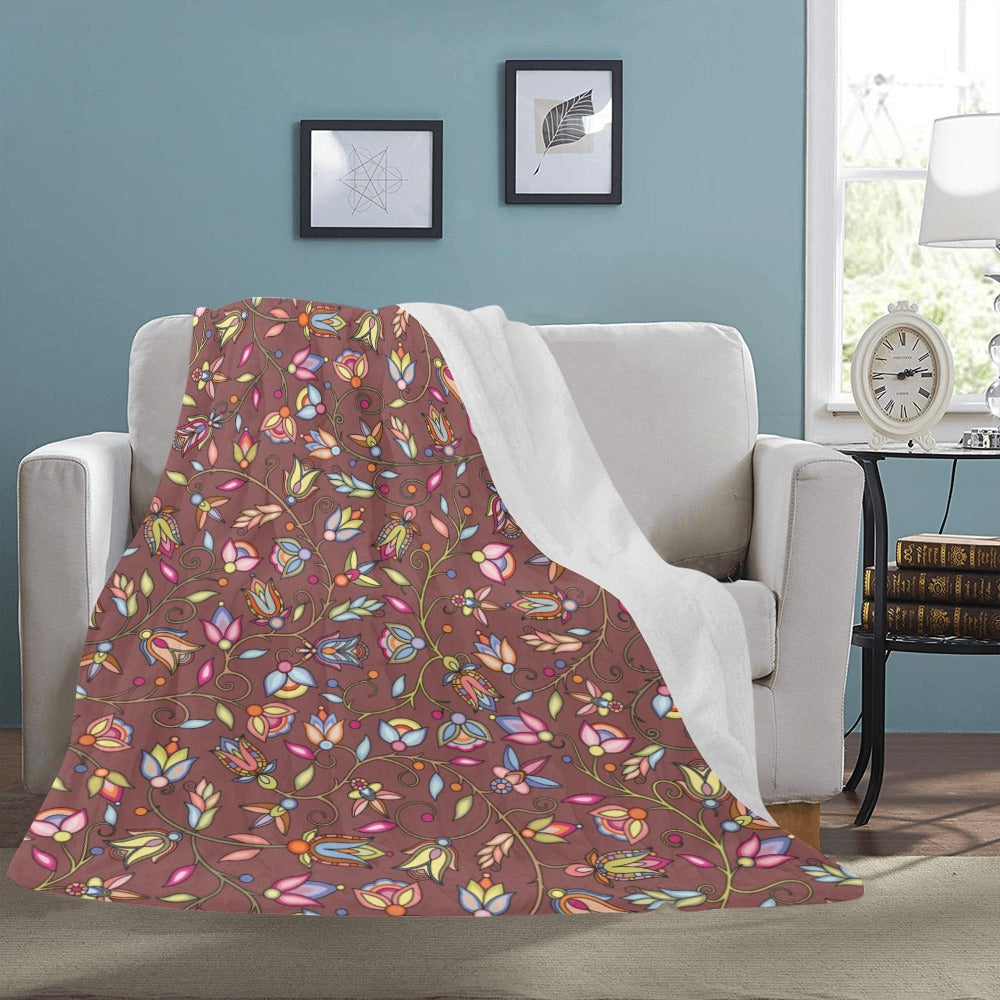 Buffalo Bloom Clay X-Large Micro Fleece Blanket