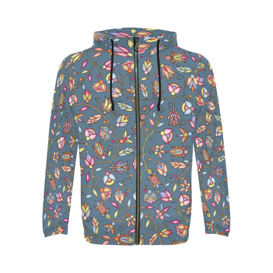 Buffalo Bloom Rainstorm Zip Hoodie