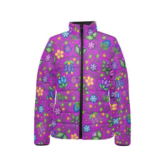 Bloom Uplift Purple Stand Collar Jacket
