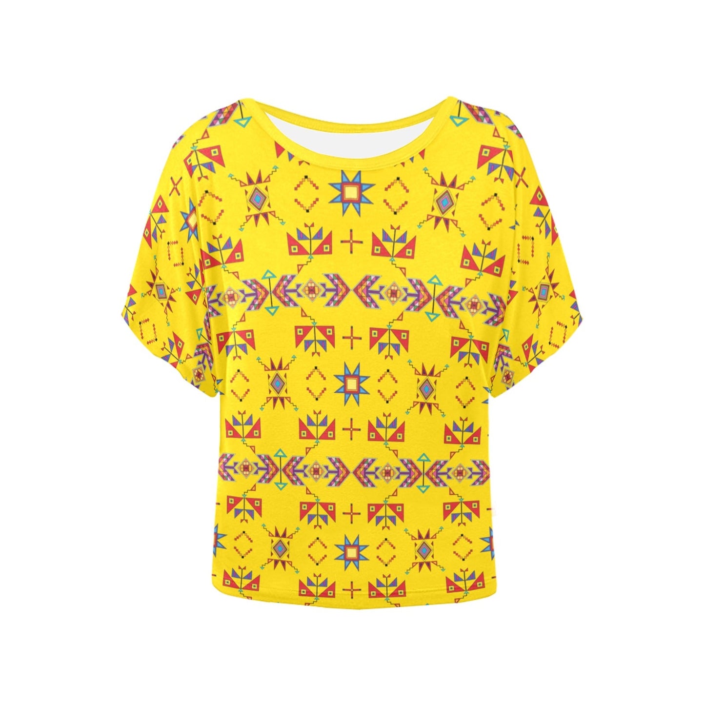 Scattered Generations Maize Women's Batwing-Sleeved Blouse T shirt