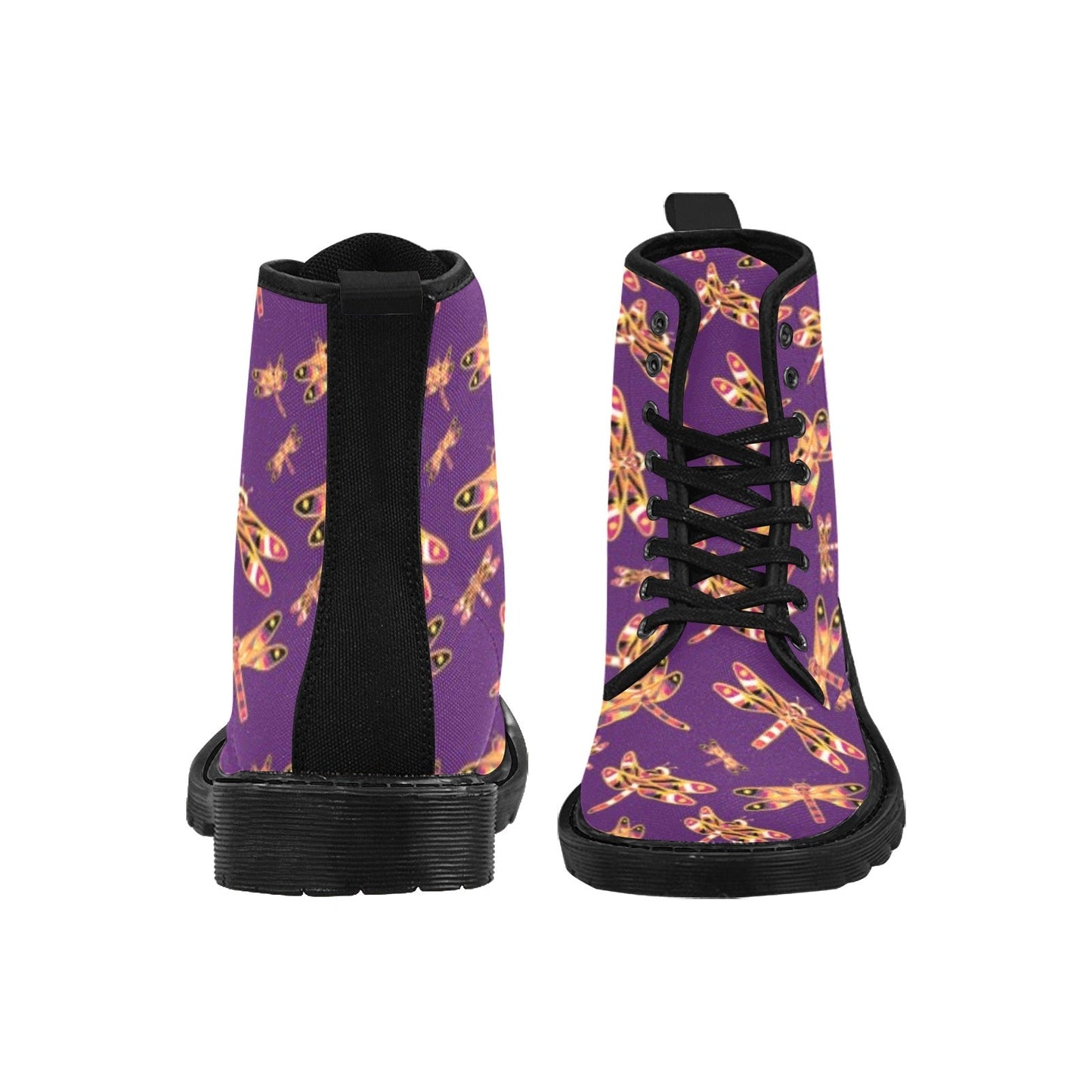 Gathering Yellow Purple Boots for Men