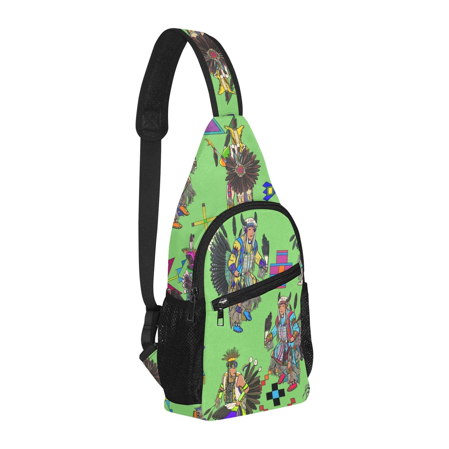 Men's Tradish Dancers Grass Chest Bag