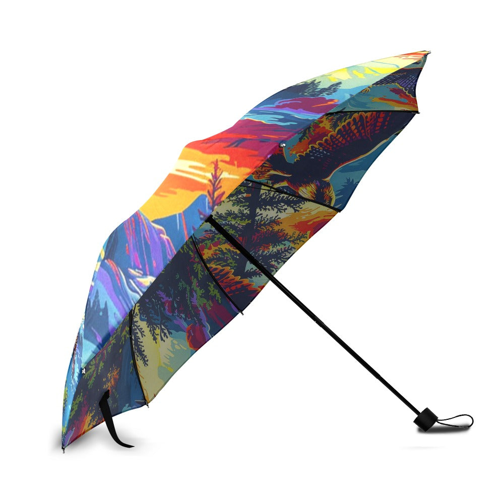Hunting Hawks Foldable Umbrella