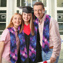 Load image into Gallery viewer, Animal Ancestors 1 Blue and Pink Graduation Stole
