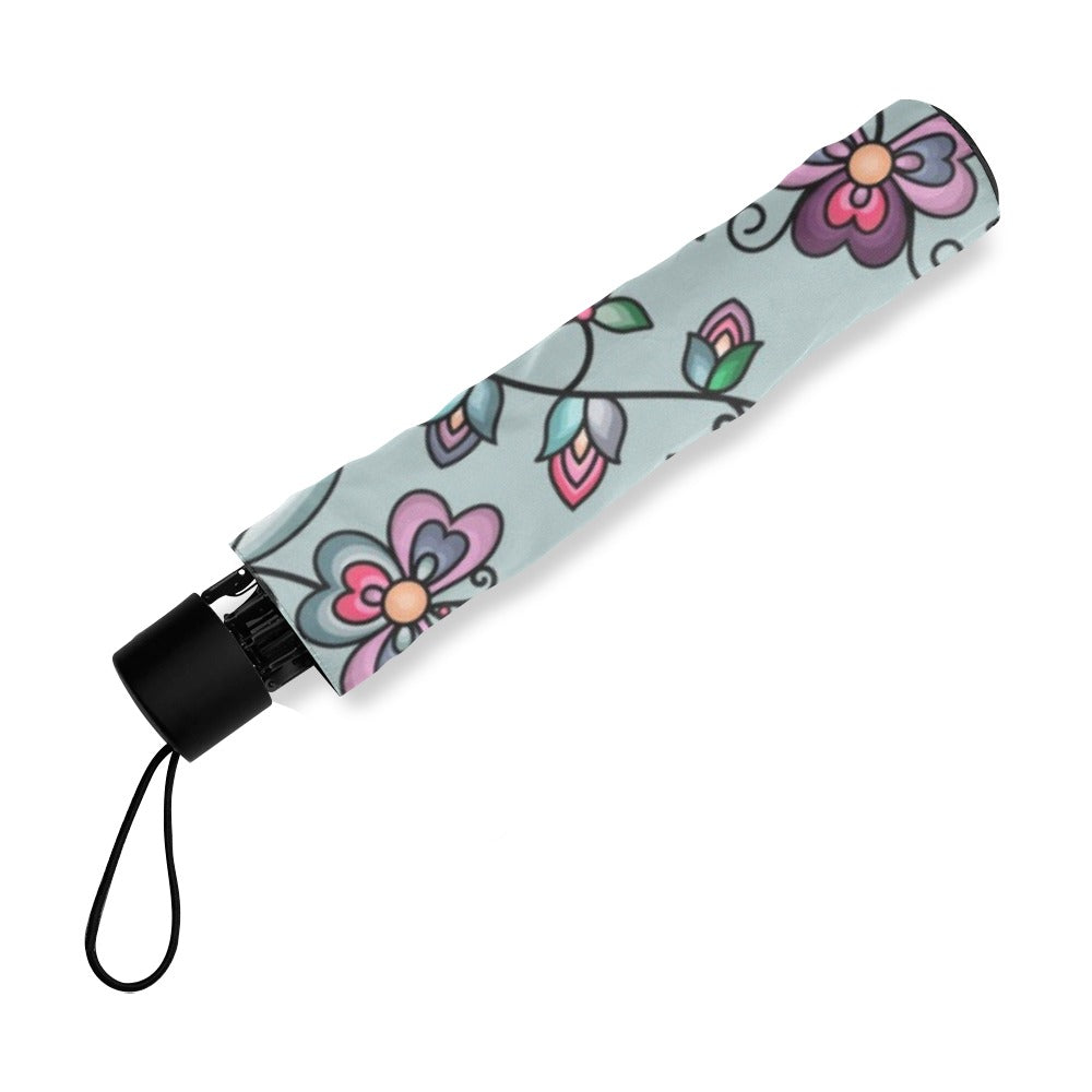 Amber Evening Garland Turquoise Foldable Umbrella