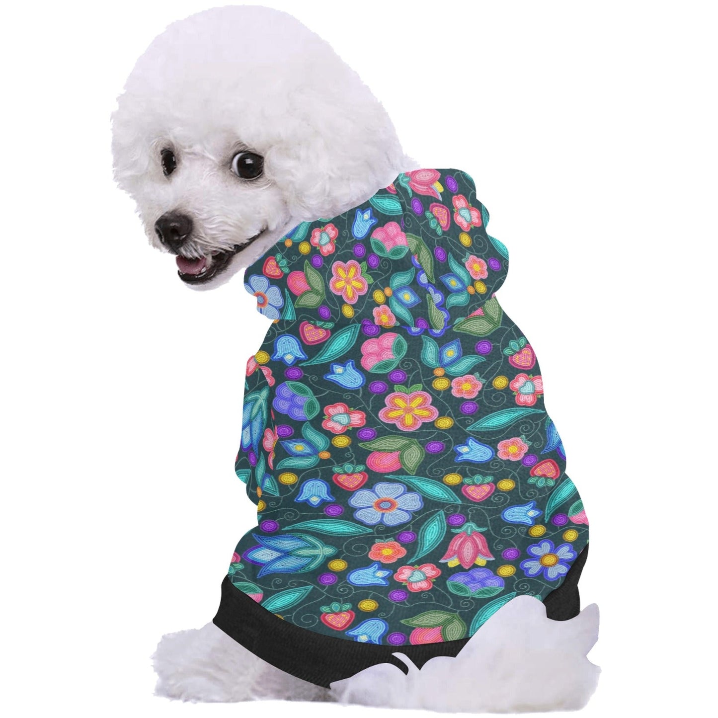Sweet Offering Dark Teal Pet Hoodie
