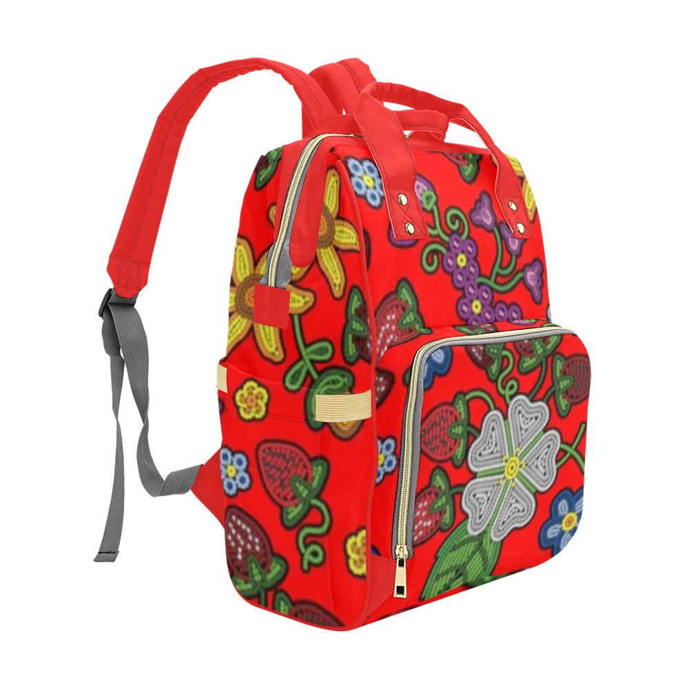 Berry Pop Fire Multi-Function Diaper Backpack/Diaper Bag