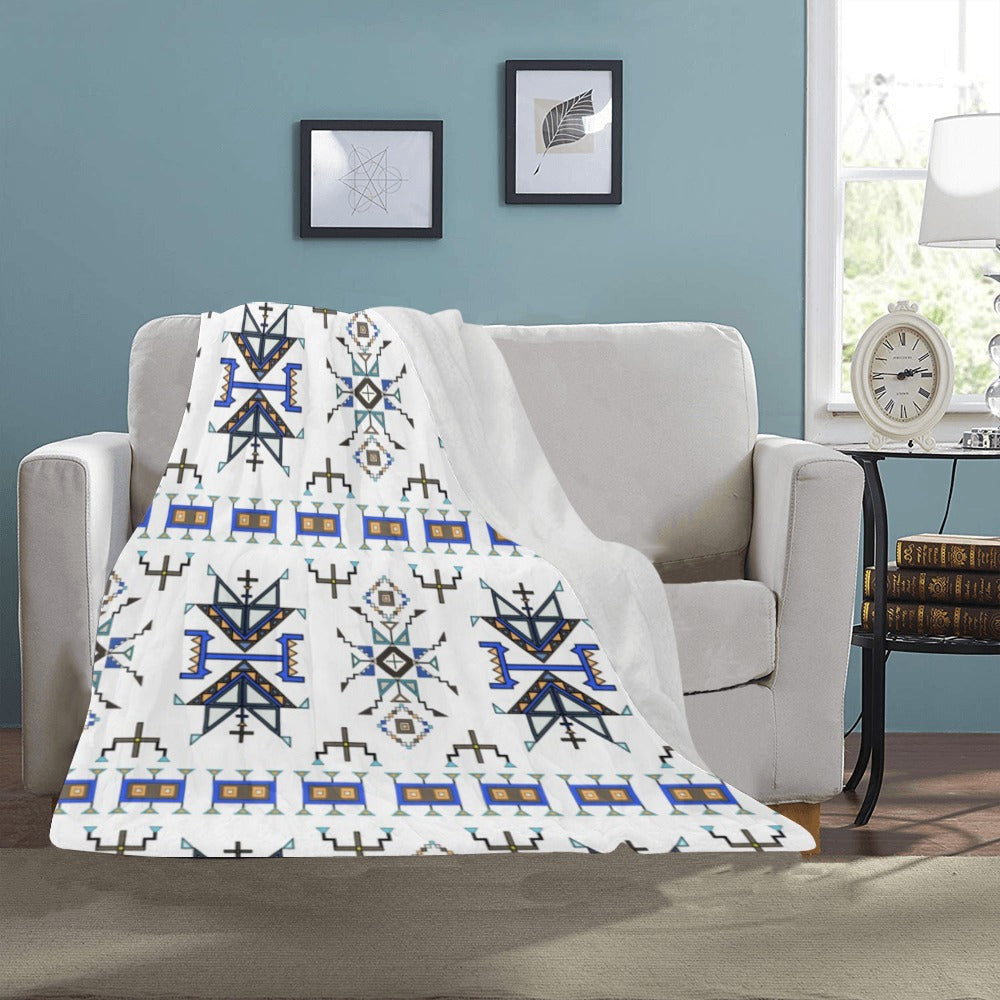 Eagle Strike White Ultra-Soft Micro Fleece Blanket 40"x50"