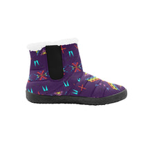 Load image into Gallery viewer, Rainy Chief Rainbow Dark Purple Men&#39;s Padded Winter Boot
