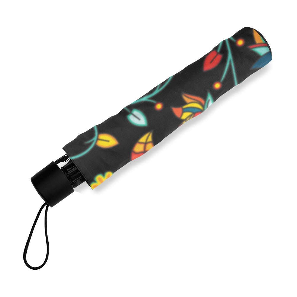Thorny Path Black Foldable Umbrella