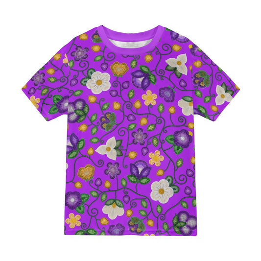 Midnight Moss Bloom Purple T-shirt for Men