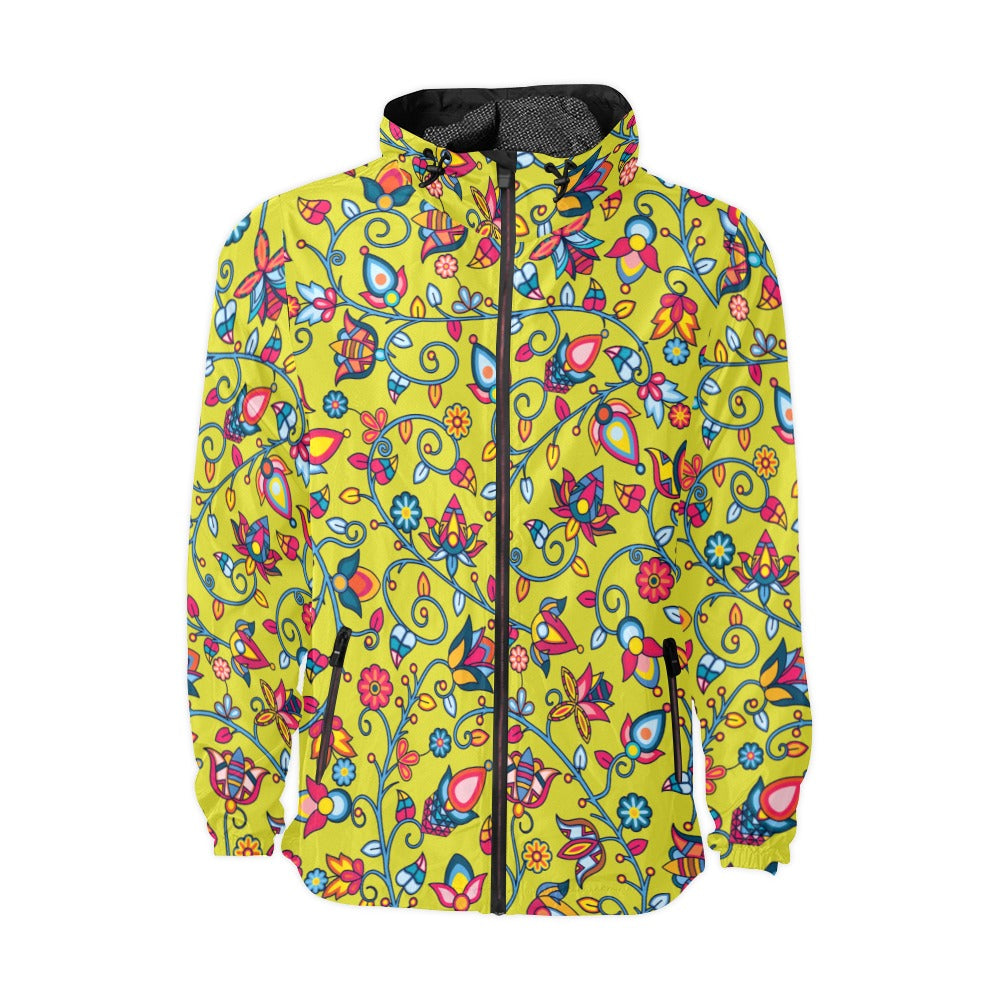 Thorny Path Yellow Men's Windbreaker