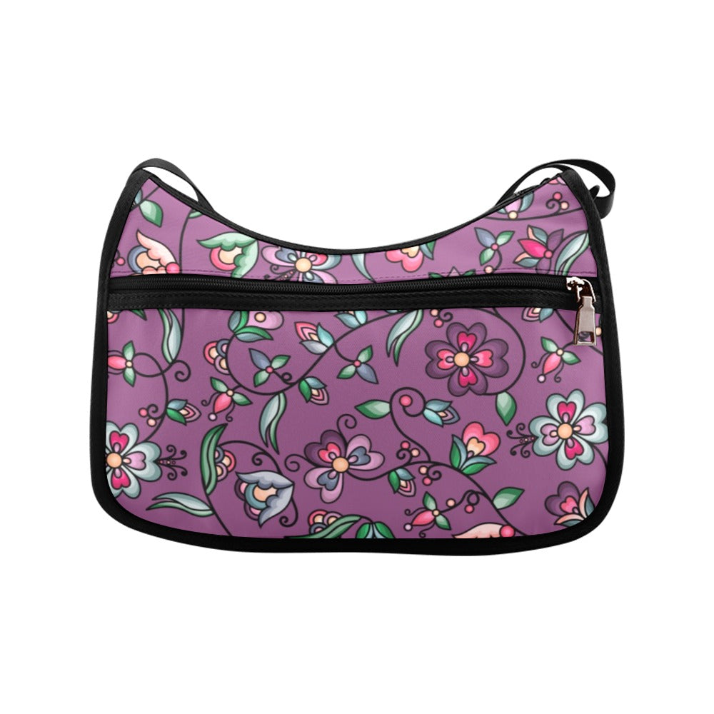 Amber Evening Garland Purple Crossbody Bag