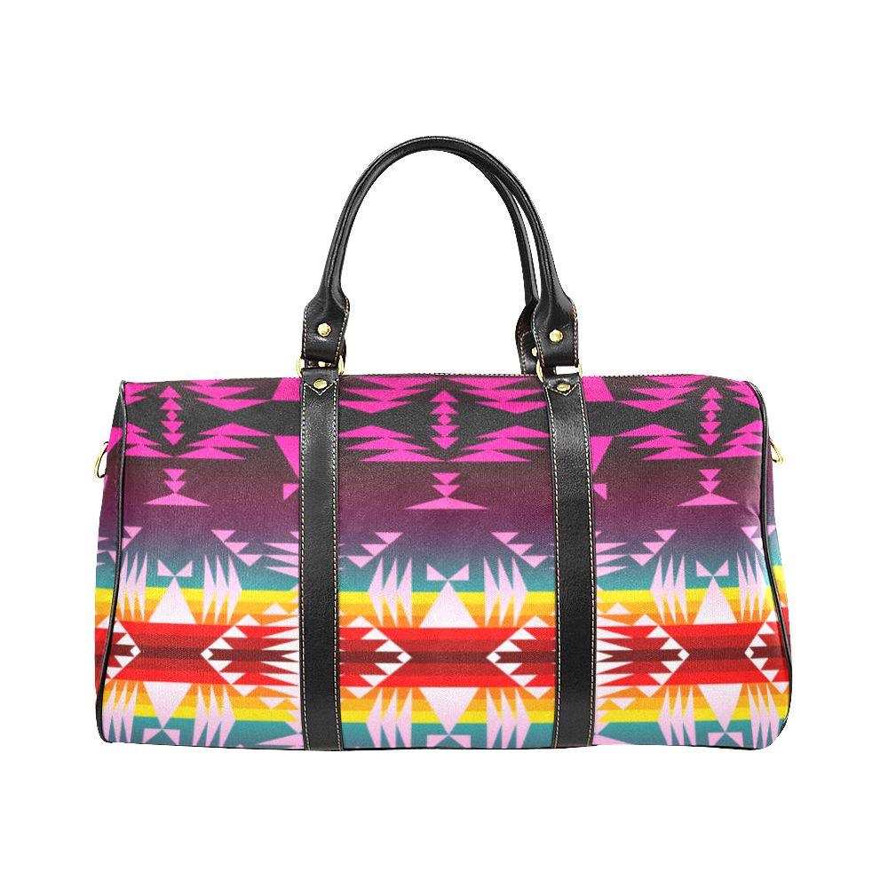 Between the Mountains Large Travel Bag