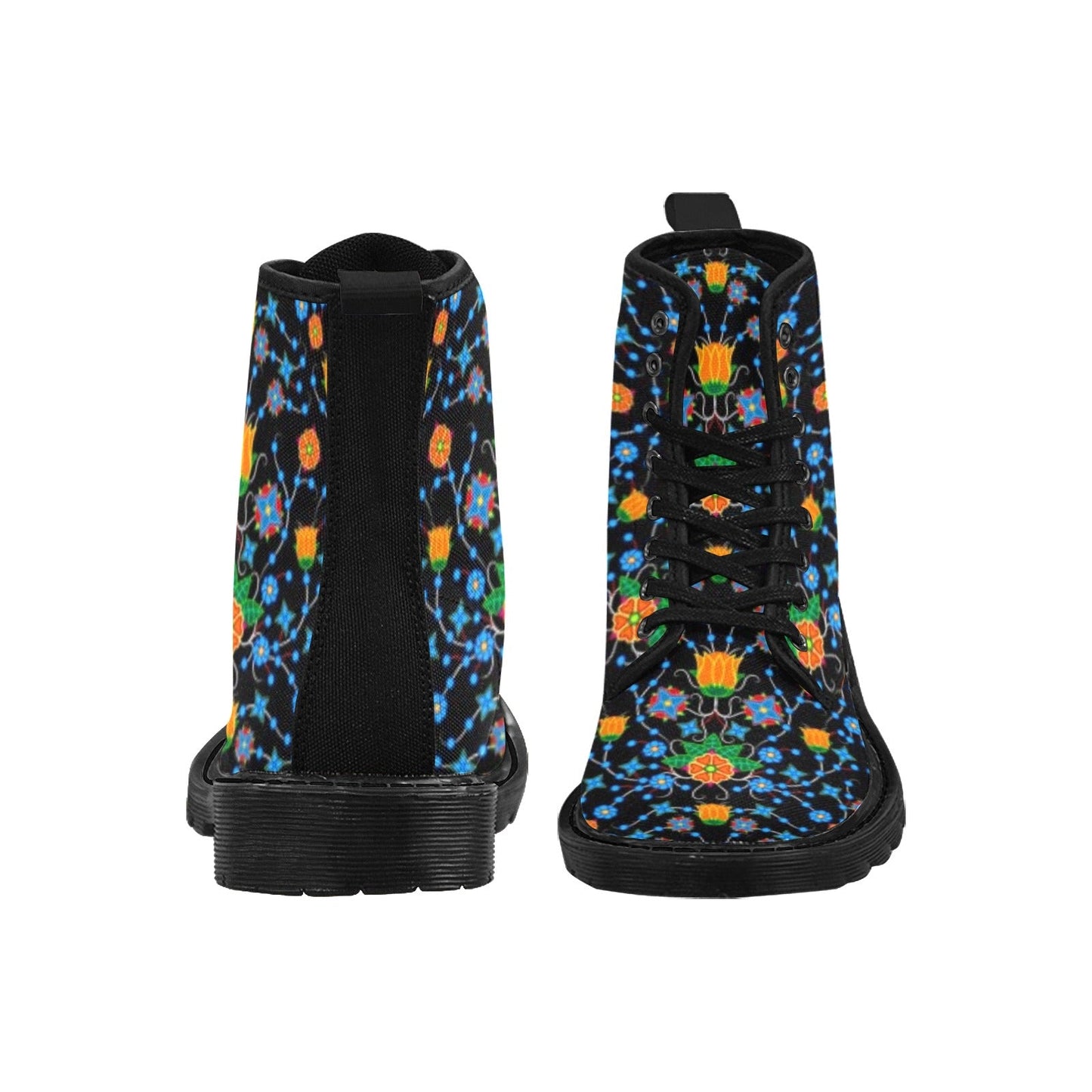 Floral Damask Boots for Men