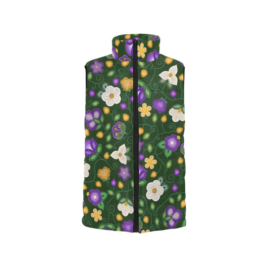 Midnight Moss Bloom Forest Padded Vest