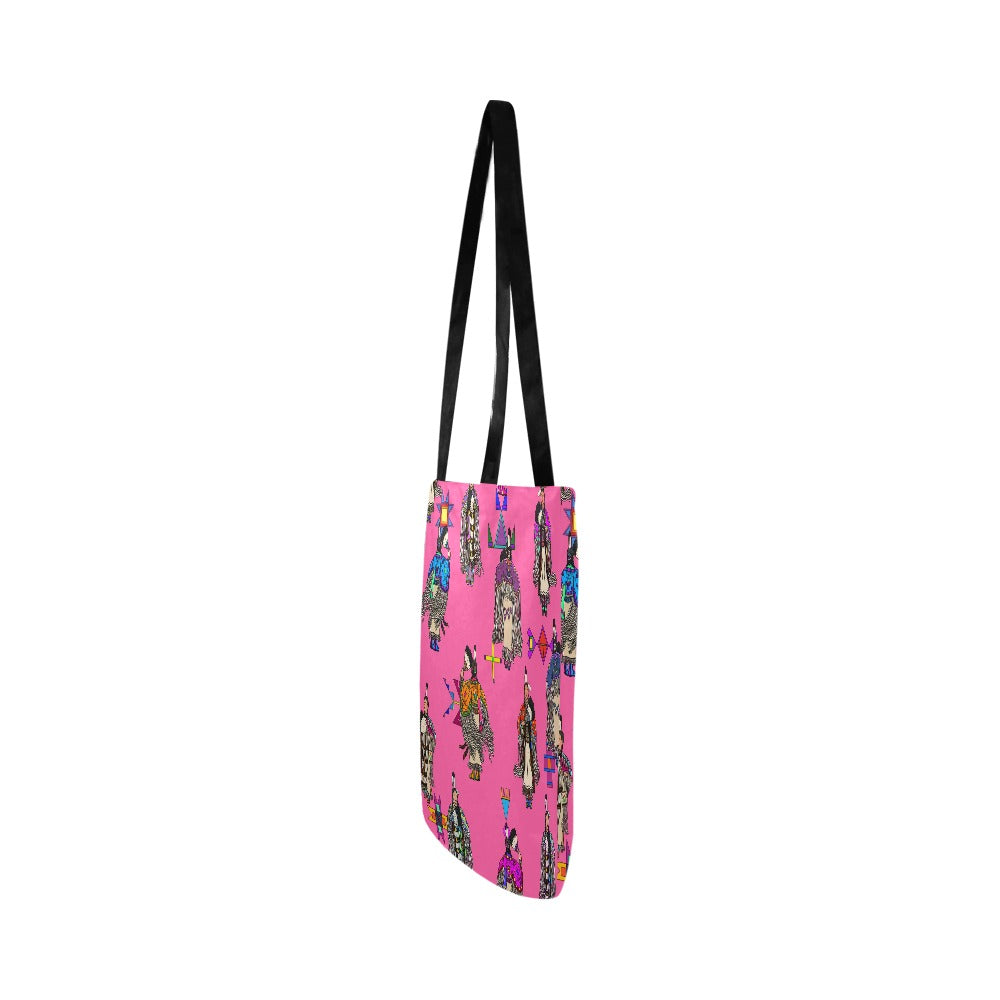 Women's Tradish Dancers Pink Reusable Shopping Bag